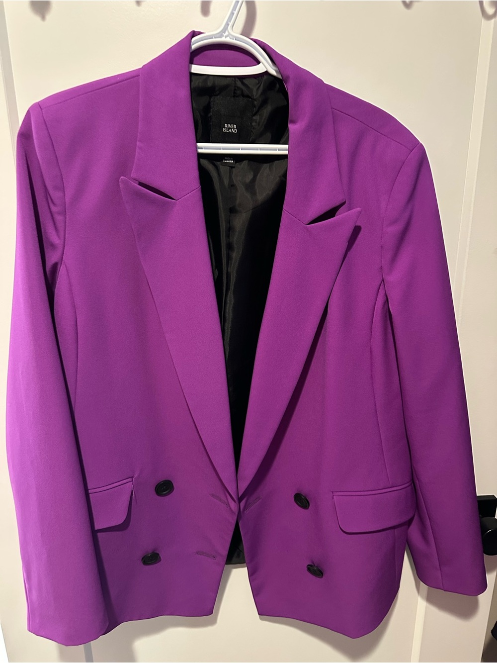 River Island Black Satin Jacket